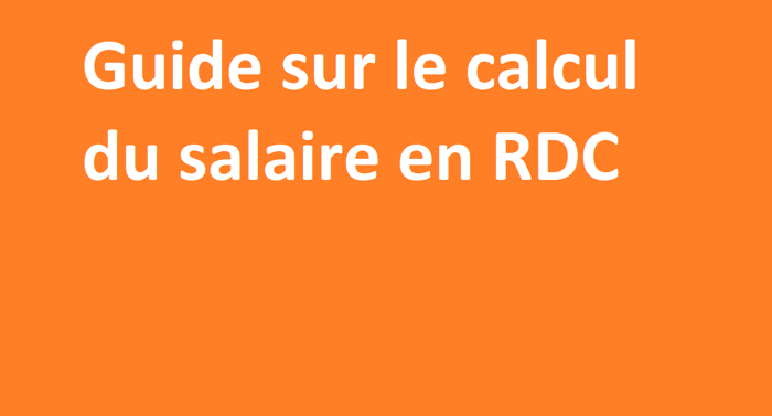 Guide sur le calcul du salaire en RDC image